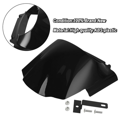 Headlight Front Fairing Mask Cowl For M8 Softail Fat Bob FXFB 2018-2022 BLK