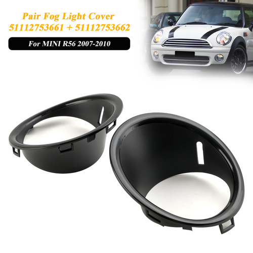 Front Bumper Fog Light Lamp Cover Bezel For Mini Cooper R55 R56 R57 2007-2010