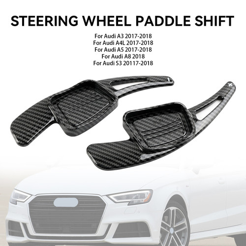 Steering Wheel Shift Paddle Blade Shifter Extension Fit Audi A3 A5 A8 S3 S5