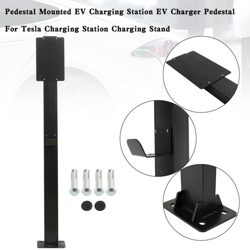 Pedestal Mounted EV Charging Station EV Charger Stand For Tesla