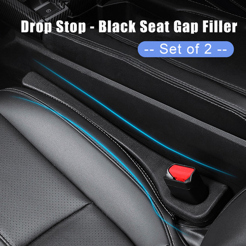 2pcs Car Seat Gaps Filler Crevice Blocker Console Side Fill Strip Universal Fit