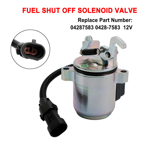 0428-7583 0428-7116 12V Fuel Shutoff Solenoid Compatible With Deutz 1011 2011 0428-7583 0428-7116 12V Fuel Shutoff Solenoid Compatible With Deutz 1011 2011