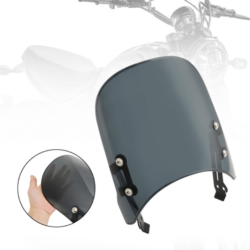 Windshield WindScreen fit for DUCATI Scrambler 800 400 2015-2022 GRAY