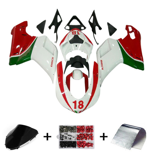 2007-2011 Ducati 1098/1198/848 Amotopart Fairing Kit Generic #106