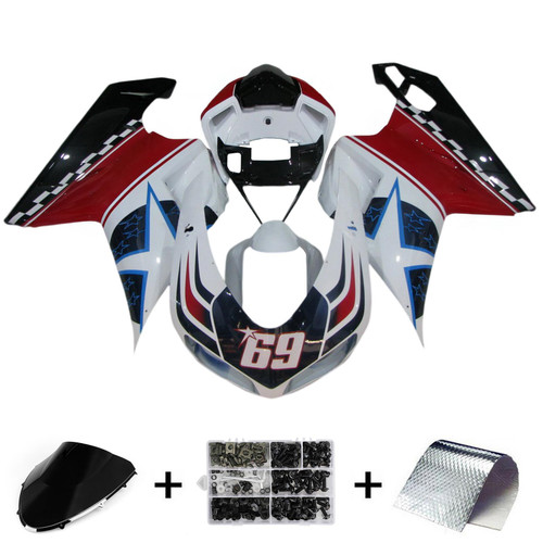 2007-2011 Ducati 1098/1198/848 Amotopart Fairing Kit Generic #109