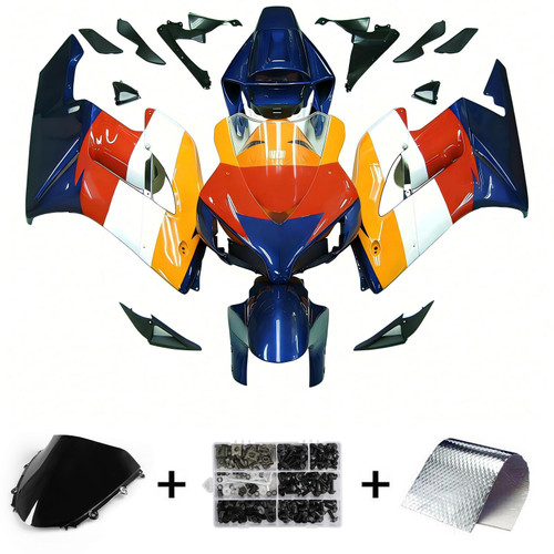 2004-2005 Honda CBR1000RR Amotopart Fairing Kit Generic #142