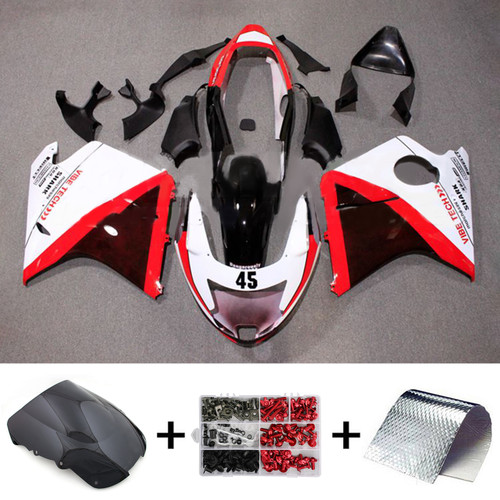 1996-2007 Honda CBR1100XX SuperBlackBird Amotopart Fairing Kit Generic #127