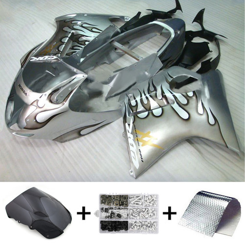 1996-2007 Honda CBR1100XX SuperBlackBird Amotopart Fairing Kit Generic #128