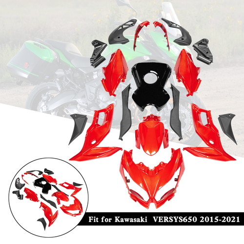 2015-2021 Kawasaki VERSYS650 Amotopart Fairing Kit Generic #45