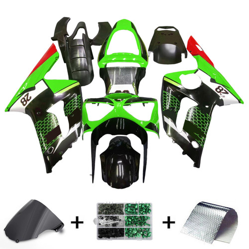 2003-2004 Kawasaki ZX6R 636 Amotopart Fairing Kit Generic #120