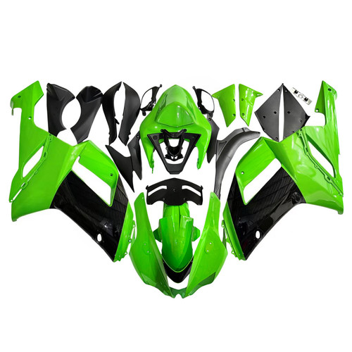 2007-2008 Kawasaki ZX6R 636 Amotopart Fairing Kit Generic #2