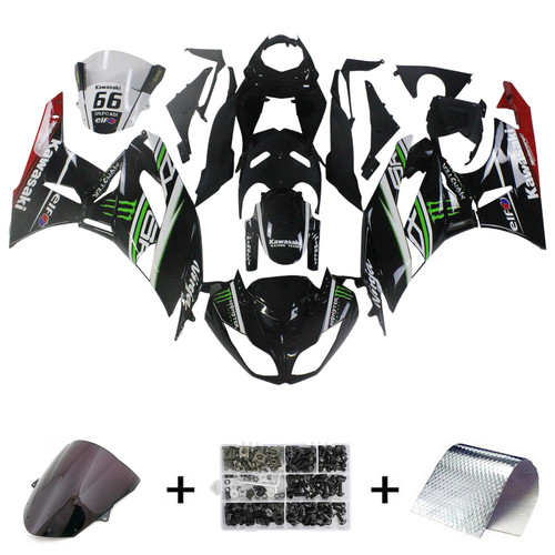 2009-2012 Kawasaki ZX6R 636 Amotopart Fairing Kit Generic #148