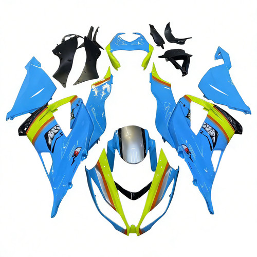 2013-2018 Kawasaki ZX6R 636 Amotopart Fairing Kit Generic #124
