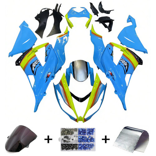 2013-2018 Kawasaki ZX6R 636 Amotopart Fairing Kit Generic #124