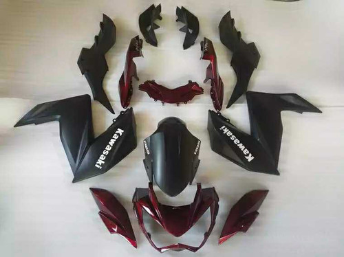 2015-2016 Kawasaki Z250/Z300 Amotopart Fairing Kit Generic #113 2015-2016 Kawasaki Z250/Z300 Amotopart Fairing Kit Generic #113