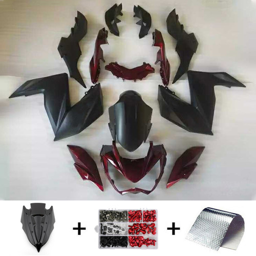2015-2016 Kawasaki Z250/Z300 Amotopart Fairing Kit Generic #113