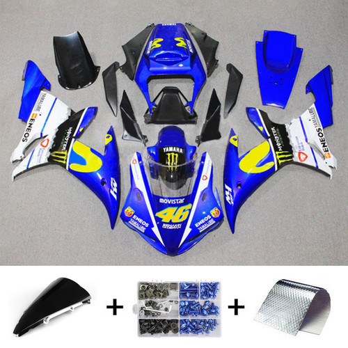 2002-2003 Yamaha YZF-R1 Amotopart Fairing Kit Generic #35