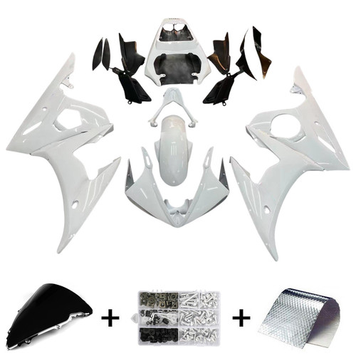 2005 Yamaha YZF 600 R6 Amotopart Fairing Kit Generic #3