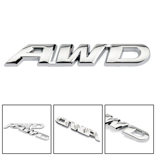 AWD Word letter Metal Car Truck Sticker Emblem Badge Decal Auto Car