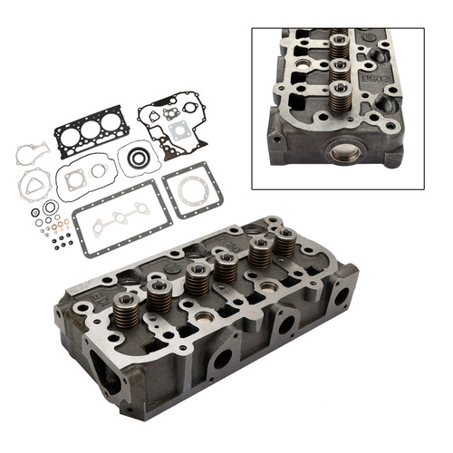 Complete Cylinder Head+Gasket Kit For Kubota D902 RTV900 Tractort 1G962-03045