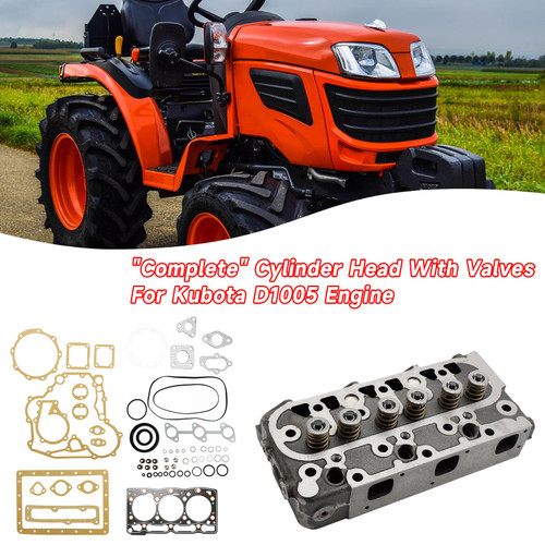 D1005 Complete Cylinder Head With Full Gasket Kit For Kubota D1005 Engine D1005 Complete Cylinder Head With Full Gasket Kit For Kubota D1005 Engine