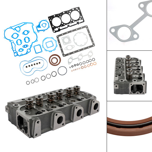 Complete Cylinder Head+Gasket For Kubota D1105 RTV1100 RTV1100CW9 RTV1140CPX