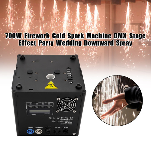 600W Electronic Cold Spark Firework Machine DMX Stage Effect Event