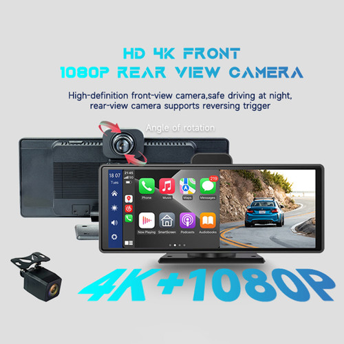 10.26 Inch Smart Screen DVR NTSC for RV Truck Bus + Rear View Backup Camera PAL system