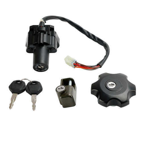 Ignition Switch Fuel Cap Seat Lock Set For Suzuki DR650 DR650SE