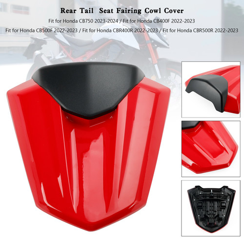 Rear Tail Seat Fairing Cover For Honda CB750 CB400F CB500F CBR400R CBR500R 22-23 Red