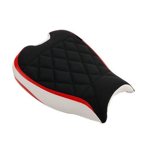 Front Rider Seat Driver Cushion Pu Fit Grid Red For Streetfighter V2 2022-2023