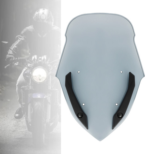 ABS Motorcycle Windshield WindScreen fit for YAMAHA NMAX 155 2021-2023 Gray