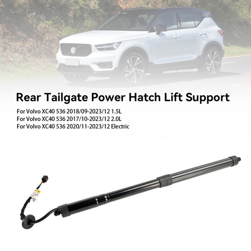 2017/10-2023/12 Volvo XC40 536 2.0L right Rear Tailgate Power Hatch Lift Support 32296297 black Generic