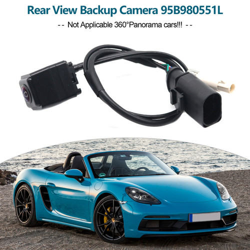 2014-2023 Porsche Macan Boxster 911 718 Cayman GT4 Rear View Backup Camera 95B980551L black Generic