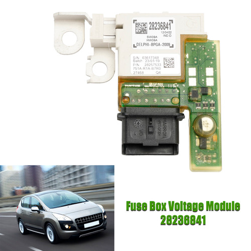 2009-2016 Peugeot 3008 Fuse Box Voltage Module 28236841 Generic
