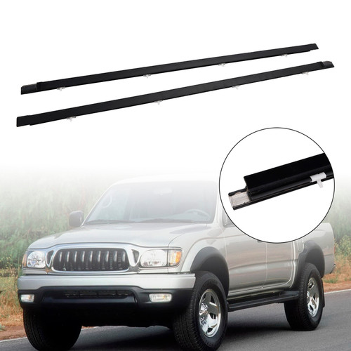 1995-2004 Toyota Tacoma 2x Front Door Outer Belt Weatherstrip Seal WP685VZ Generic