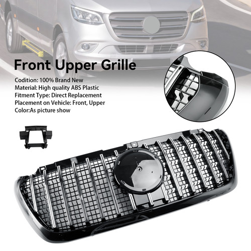 2018-2023 Mercedes Sprinter W907 W910 GTR Style Front Bumper Grille With Letters Generic