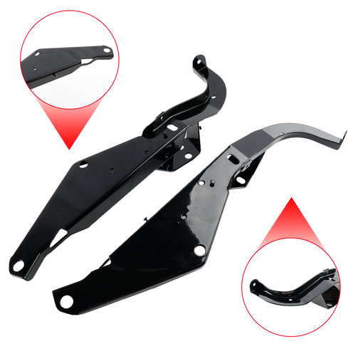 Head Fairing Support Mount Brackets For Touring Street Electra Glide 1996-2013 Head Fairing Support Mount Brackets For Touring Street Electra Glide 1996-2013