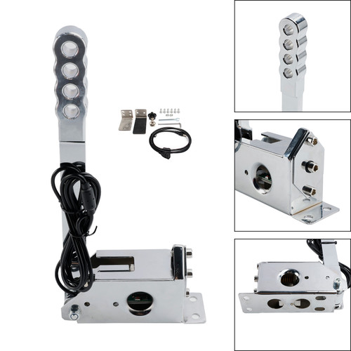 14Bit SIM USB Handbrake Kit For Assetto PC Racing Games G25/G27/G29/T300/T500 Silver 14Bit SIM USB Handbrake Kit For Assetto PC Racing Games G25/G27/G29/T300/T500 Silver