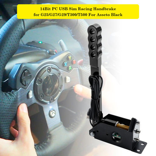 14Bit PC USB Sim Racing Handbrake for G25/G27/G29/T300/T500 For