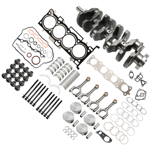 2007-2020 Hyundai Azera Grandeur Santa Fe Sonata Tucson G4KE 2.4L Engine Overhaul Rebuild Kit & Crankshaft & Con Rods Generic