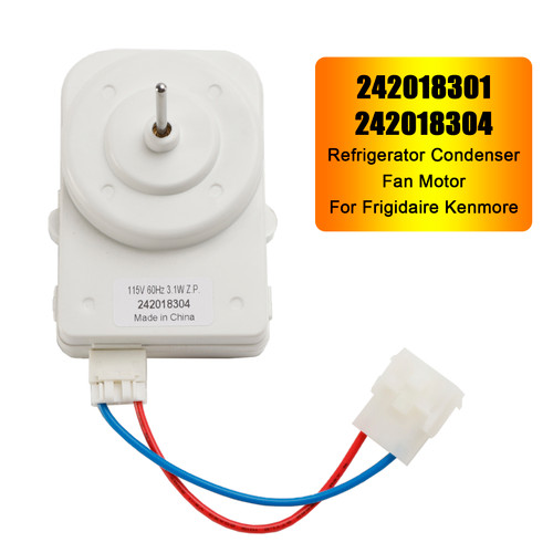 242018301 242018304 Refrigerator Condenser Fan Motor for