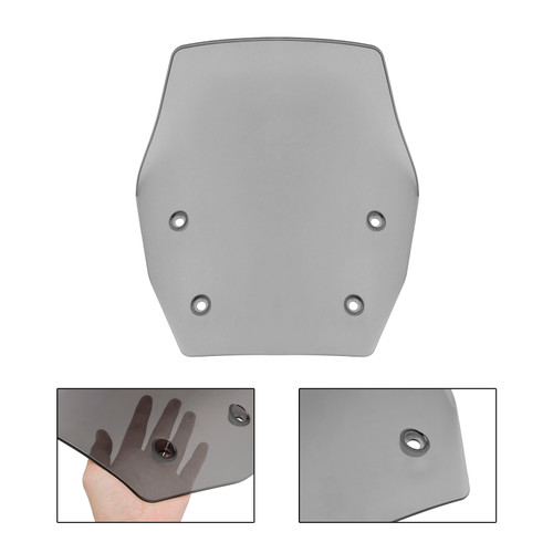 2024 BMW R1300GS Front Windshield Windscreen Gray Generic 2024 BMW R1300GS Front Windshield Windscreen Gray Generic