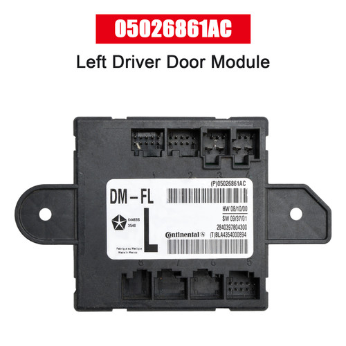05026861AC Front Left Driver Door Module for Dodge Chrysler 2008