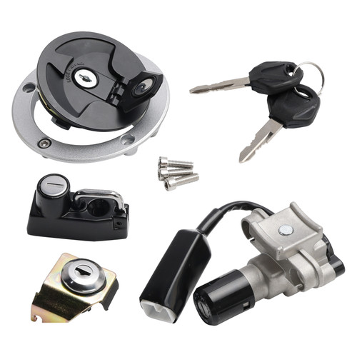 2017-2023 Kawasaki BR125 Z125 Pro Fuel Filler Cap Ignition Switch Lock Assy with Keys 27005-0612 Generic