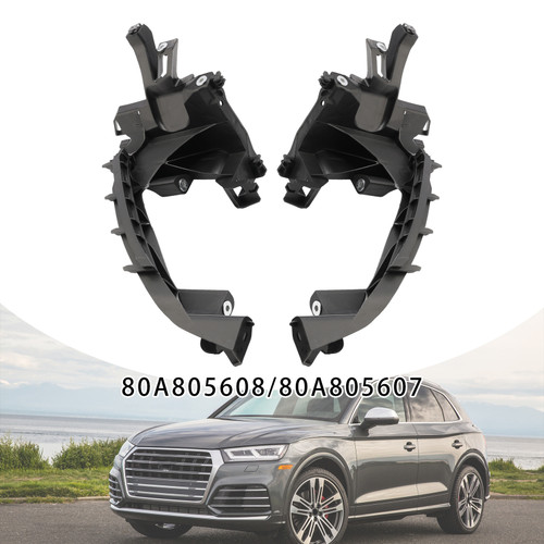 2018-2020 Audi Q5 SQ5 Headlight Bracket Set Left+Right 80A805608