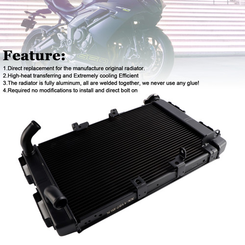 2024-2025 Kawasaki ZX-6R ZX636 Radiator Cooling Engine Cooler