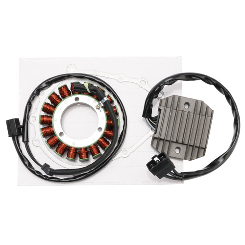 Magneto Stator+Voltage Rectifier+Gasket For Kawasaki Ninja ZX6R ZX