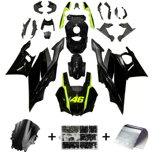 2022-2024 Yamaha YZF R3 YZF R25 Black Fairing Kit