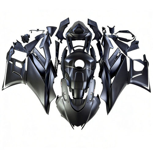 2022-2024 Yamaha YZF-R3 R25 Black with Monster Logo Fairing Kit